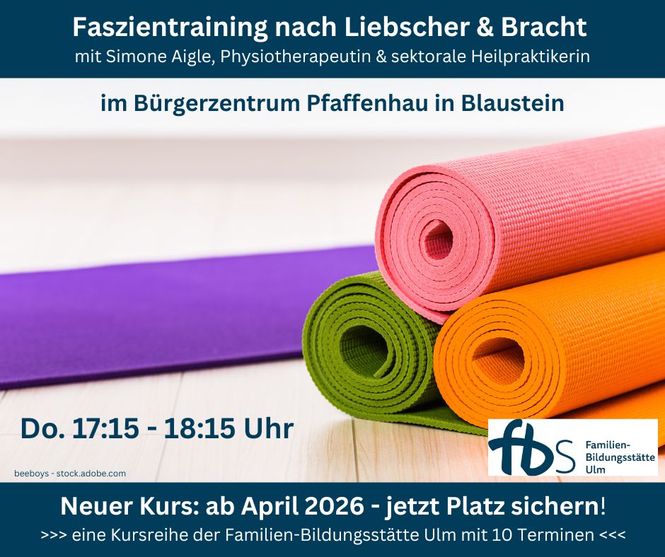 FBS-KursFaszientraining nach Liebescher & Bracht FBS-Kurs Faszientraining nach Liebescher & Bracht